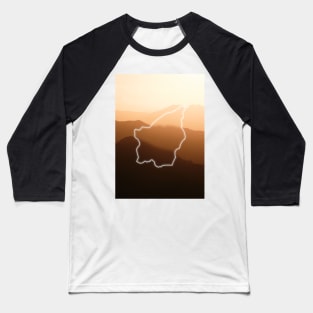 San Marino Country Map | Luminous Landscapes Baseball T-Shirt